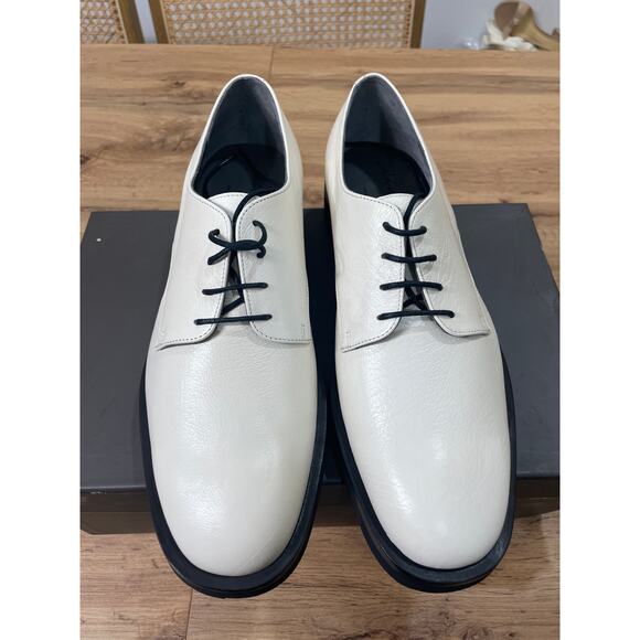 Robert Clergerie Men's Gian Oxford Dress Shoes Gris Leather Size 7 US 40 EU NIB - Picture 4 of 13